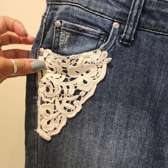 STS Blue Distressed Denim skinny jeans size 3 - Picture 3 of 11